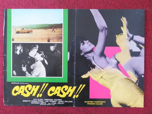 CASH ! CASH ! - A ITALIAN FOTOBUSTA POSTER UTA KLEIN ANNEMIEK SAUWEN 1967