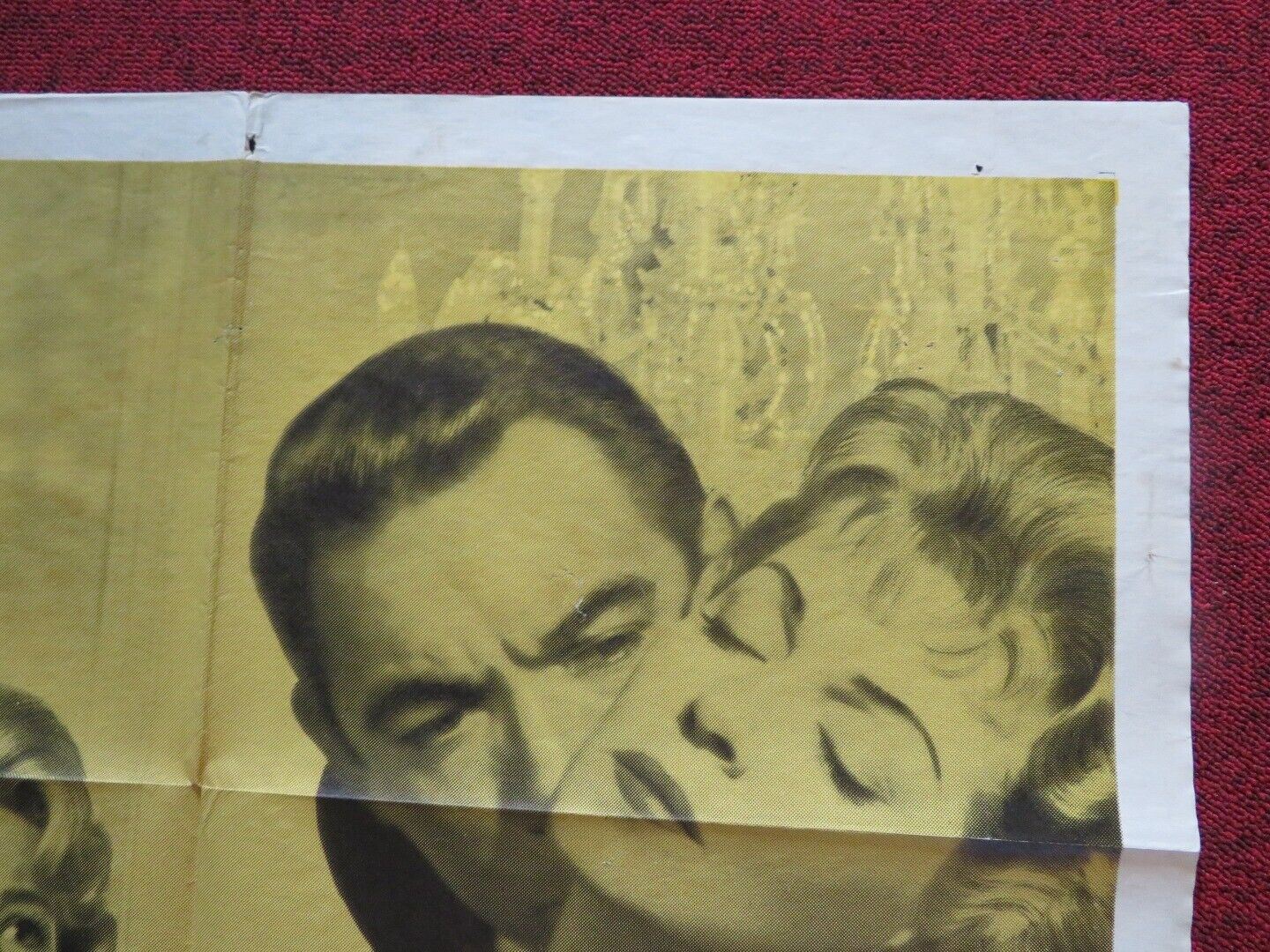 PORTRAIT IN BLACK FOLDED US ONE SHEET POSTER LANA TURNER ANTHONY QUINN 1960