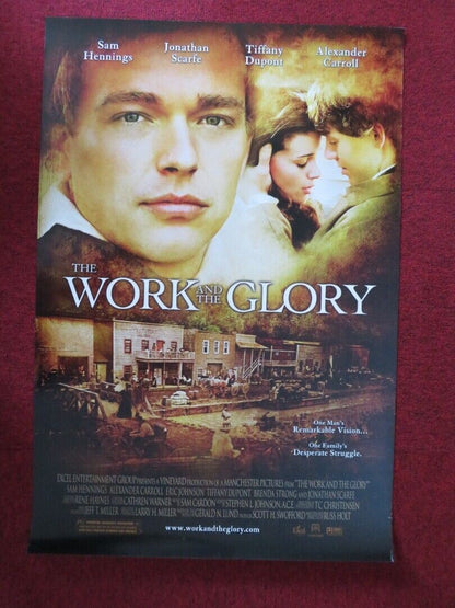 THE WORK AND THE GLORY US ONE SHEET ROLLED POSTER SAM HENNINGS 2004