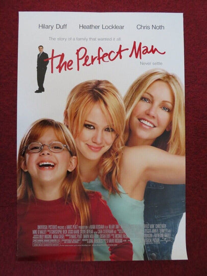 THE PERFECT MAN  US ONE SHEET ROLLED POSTER HILARY DUFF HEATHER LOCKLEAR 2005