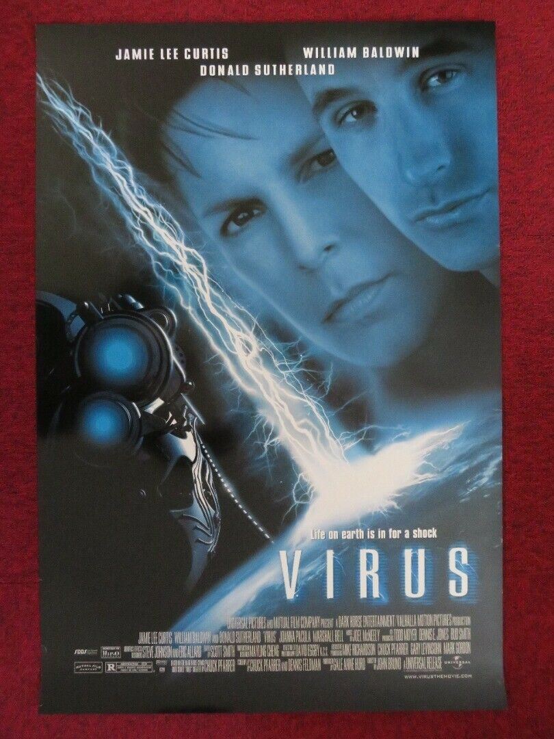 VIRUS US ONE SHEET ROLLED POSTER JAMIE LEE CURTIS DONALD SUTHERLAND 1999