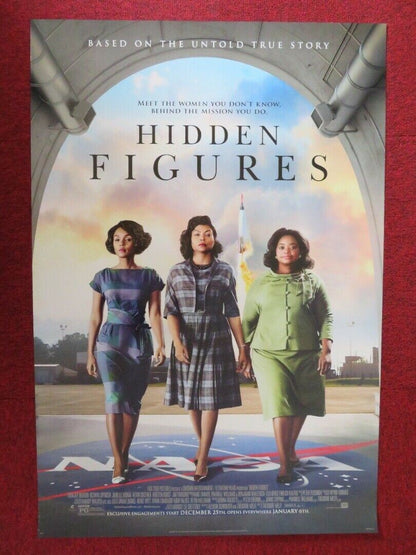 HIDDEN FIGURES VERSION B  US ONE SHEET ROLLED POSTER OCTAVIA SPENCER 2016