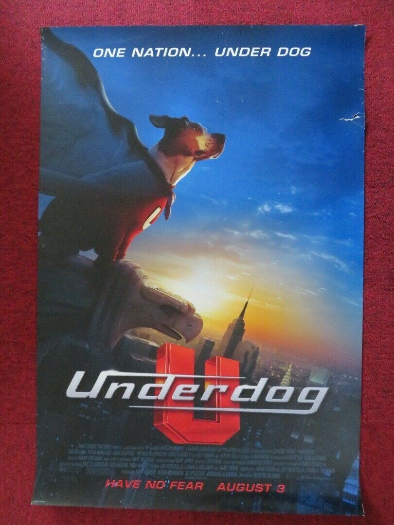 UNDERDOG US ONE SHEET ROLLED POSTER JASON LEE 2007