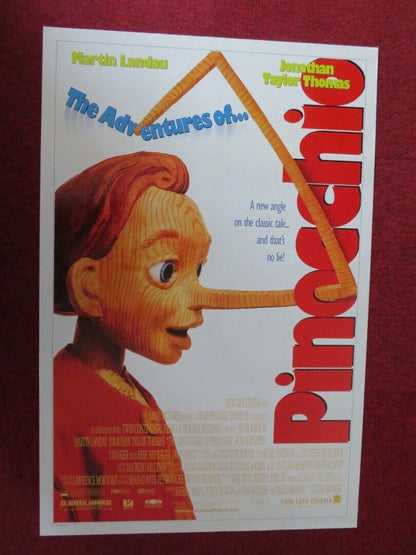 THE ADVENTURES OF PINOCCHIO US ONE SHEET ROLLED POSTER MARTIN LANDAU 1996