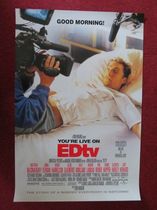 EDTV US ONE SHEET ROLLED POSTER MATTHEW MCCONAUGHEY GEOFFREY BLAKE 1999