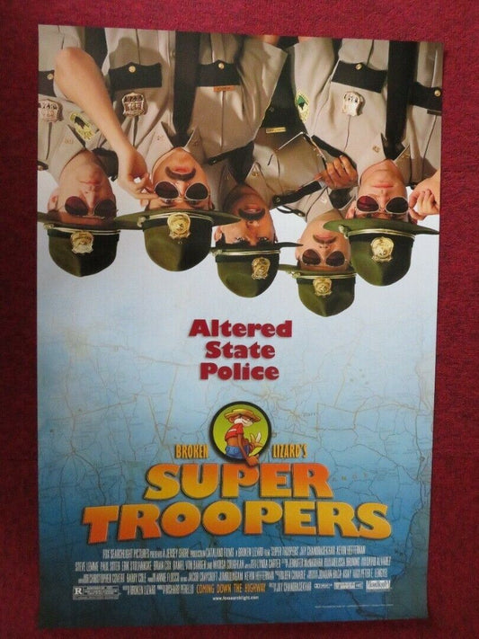 SUPER TROOPERS US ONE SHEET ROLLED POSTER ANDRE VIPPOLIS JOEY KERN 2001