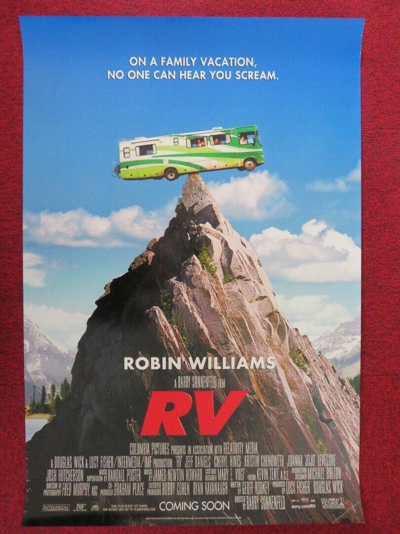 RV  US ONE SHEET ROLLED POSTER  ROBIN WILLIAMS CHERYL HINES 2006