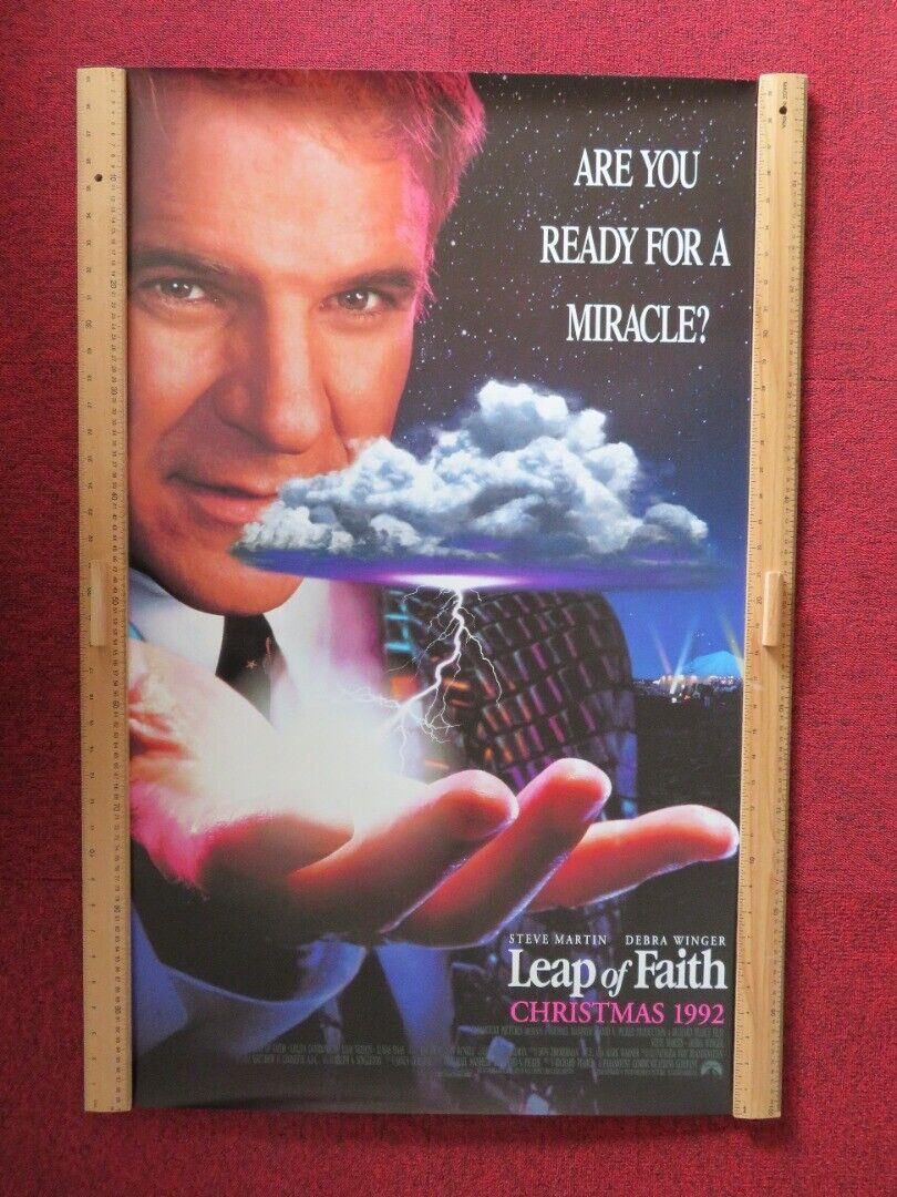 LEAP OF FAITH US ONE SHEET ROLLED POSTER STEVE MARTIN DEBRA WINGER 1992