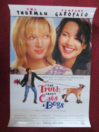 THE TRUTH ABOUT CATS AND DOGS - VERSION A  US ONE SHEET ROLLED POSTER 1996