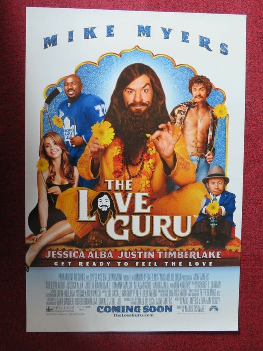 THE LOVE GURU US ONE SHEET ROLLED POSTER MIKE MYESR JESSICA ALBA 2008