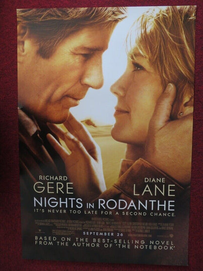 NIGHTS IN RODANTHE US ONE SHEET ROLLED POSTER RICHARD GERE DIANE LANE 2008