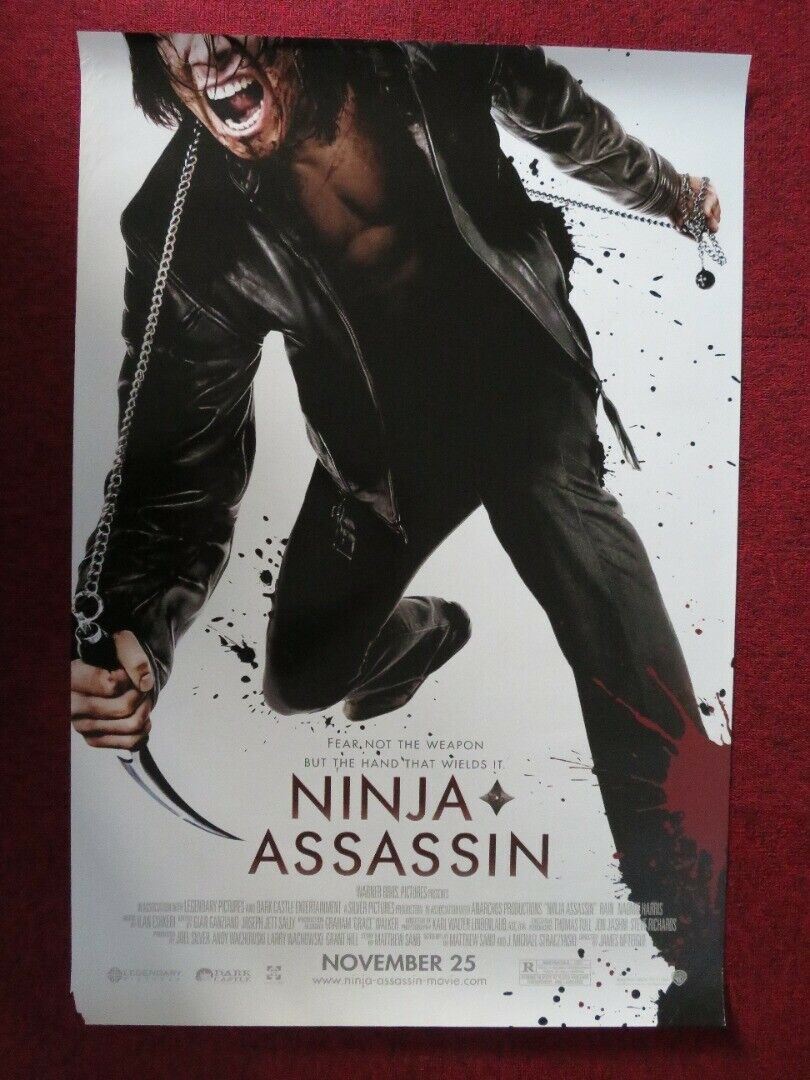 NINJA ASSASSIN US ONE SHEET ROLLED POSTER RAIN 2009