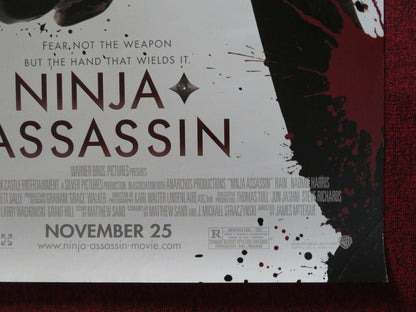 NINJA ASSASSIN US ONE SHEET ROLLED POSTER RAIN 2009