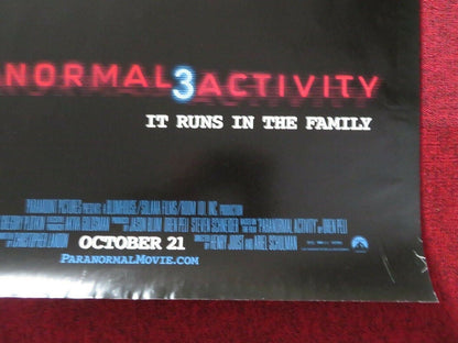 PARANORMAL ACTIVITY 3 US ONE SHEET ROLLED POSTER HENRY JOOST ARIEL SCHULMAN 2011