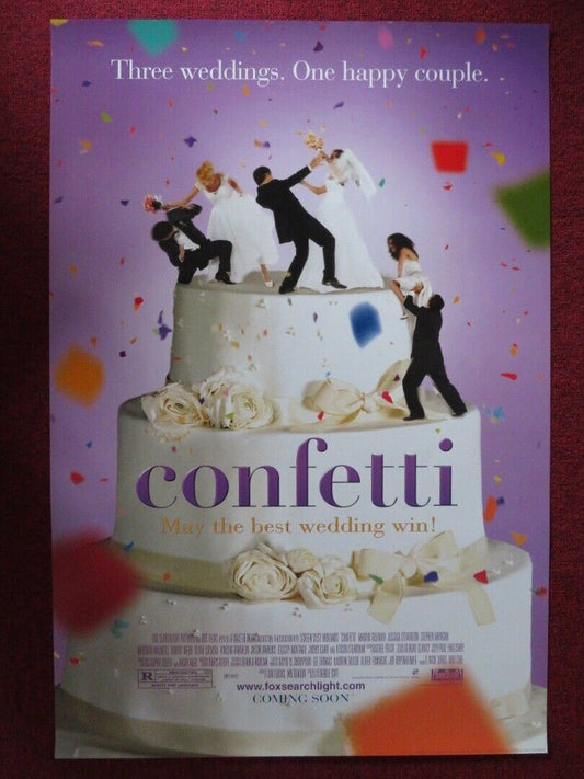 CONFETTI US ONE SHEET ROLLED POSTER MARTIN FREEMAN STEPEHN MANGAN 2006