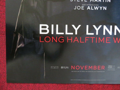 BILLY LYNN'S LONG HALFTIME  WALK  US ONE SHEET ROLLED POSTER ANG LEE 2016