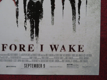 BEFORE I WAKE   US ONE SHEET ROLLED POSTER KATE BOSWORTH THOMAS JANE 2016