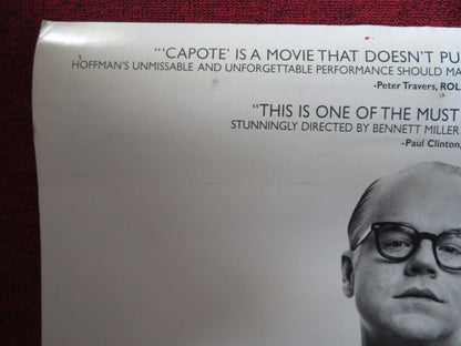 CAPOTE  US ONE SHEET ROLLED POSTER PHILIP SEYMOUR HOFFMAN 2005