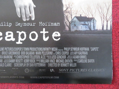 CAPOTE  US ONE SHEET ROLLED POSTER PHILIP SEYMOUR HOFFMAN 2005