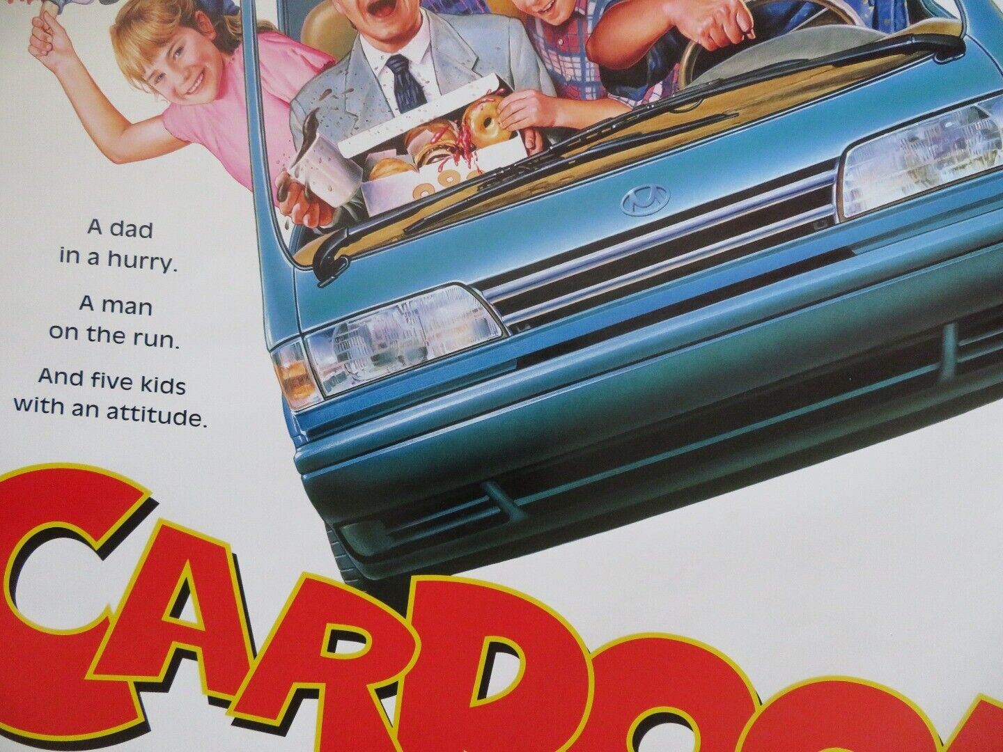 CARPOOL US ONE SHEET ROLLED POSTER TOM ARNOLD DAVID PAYMER 1996