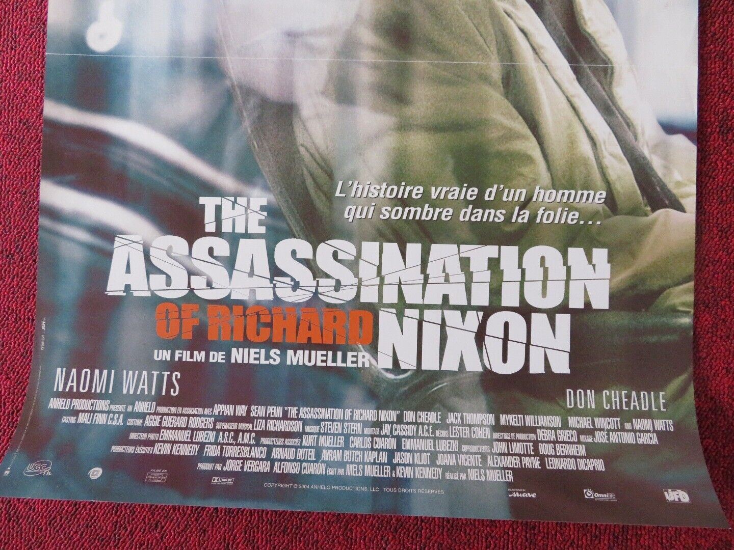 THE ASSASSINATION OF RICHARD NIXON FRENCH (15"x 21") POSTER SEAN PENN 2004