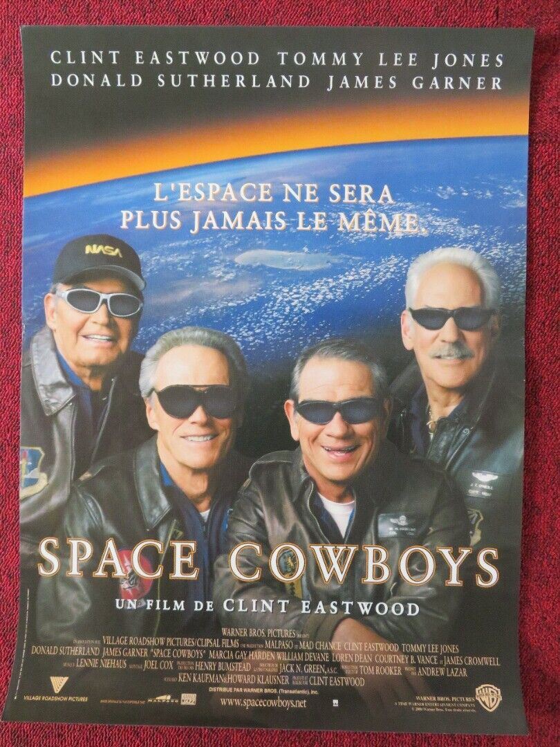 SPACE COWBOYS FRENCH (15"x 21") POSTER CLINT EASTWOOD DONALD SUTHERLAND 2000