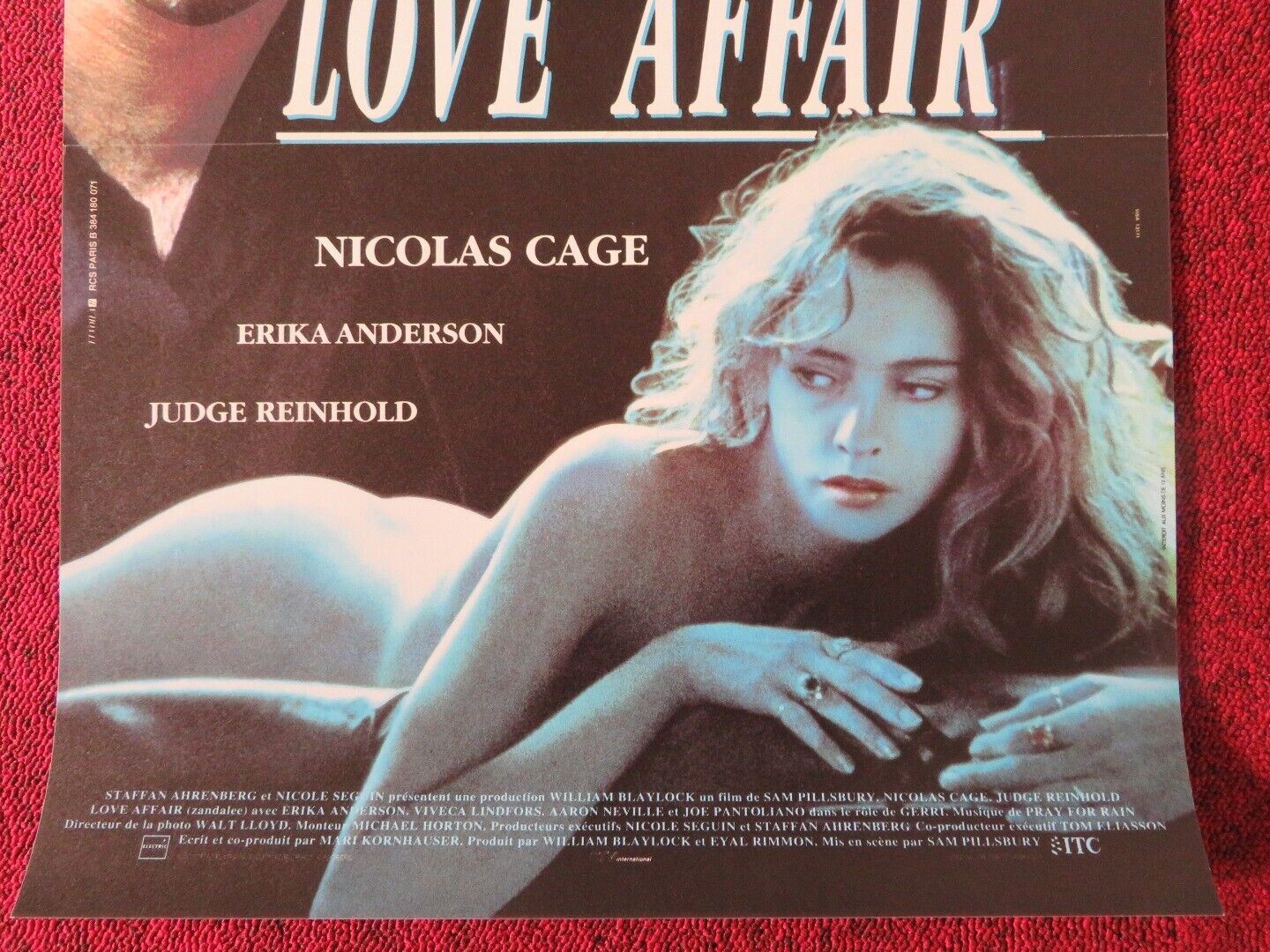 ZANDALEE FRENCH (15"x 21") POSTER NICOLAS CAGE ERIKA ANDERSON 1991