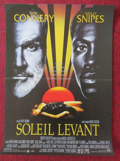 RISING SUN FRENCH (15"x 21") POSTER SEAN CONNERY WESLEY SNIPES 1993