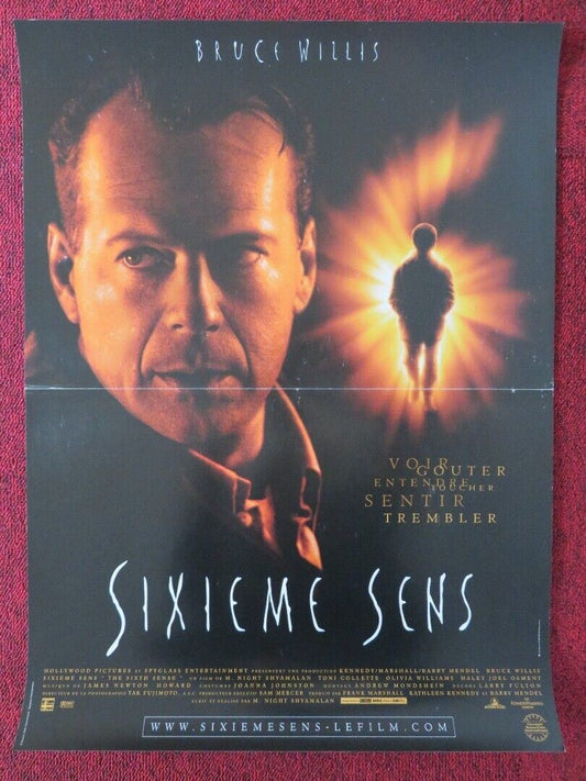 SIXTH SENSE FRENCH (15"x 21") POSTER BRUCE WILLIS TONI COLLETTE 1999