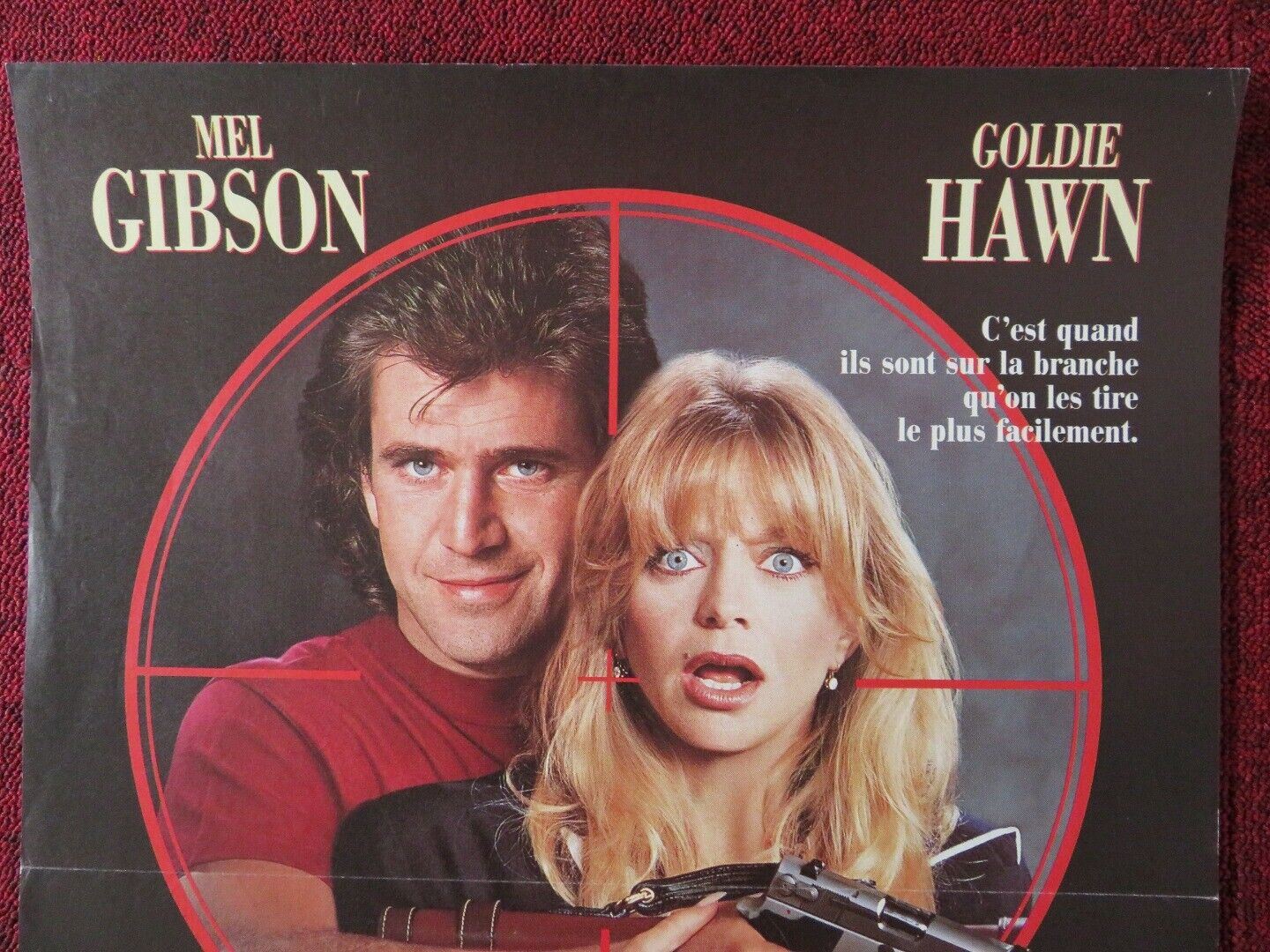 BIRD ON A WIRE FRENCH (15"x 21") POSTER MEL GIBSON GOLDIE HAWN 1990