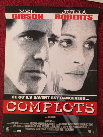 CONSPIRACY THEORY FRENCH (15"x 21") POSTER MEL GIBSON JULIA ROBERTS 1997