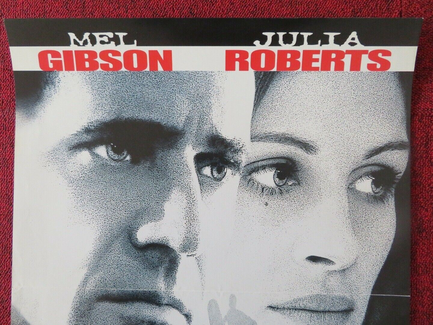 CONSPIRACY THEORY FRENCH (15"x 21") POSTER MEL GIBSON JULIA ROBERTS 1997