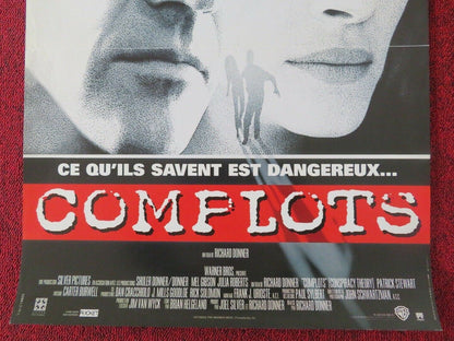 CONSPIRACY THEORY FRENCH (15"x 21") POSTER MEL GIBSON JULIA ROBERTS 1997