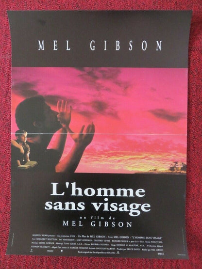 THE MAN WITHOUT A FACE FRENCH (15"x 21") POSTER MEL GIBSON NICK STAHL 1993