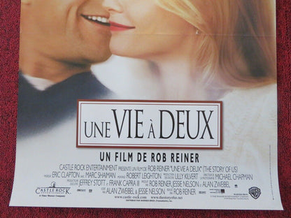 THE STORY OF US FRENCH (15"x 21") POSTER BRUCE WILLIS MICHELLE PFEIFFER 1999