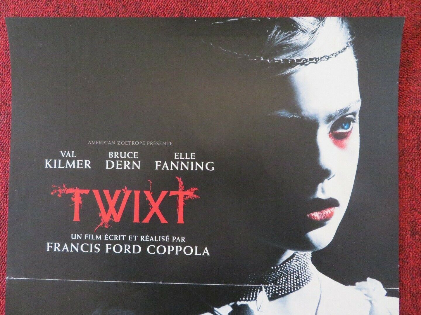 TWIXT  FRENCH (15"x 21") POSTER VAL KILMER ELLE FANNING 2011