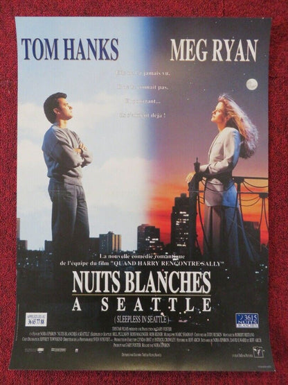 SLEEPLESS IN SEATTLE FRENCH (15"x 21") POSTER MEG RYAN TOM HANKS 1993