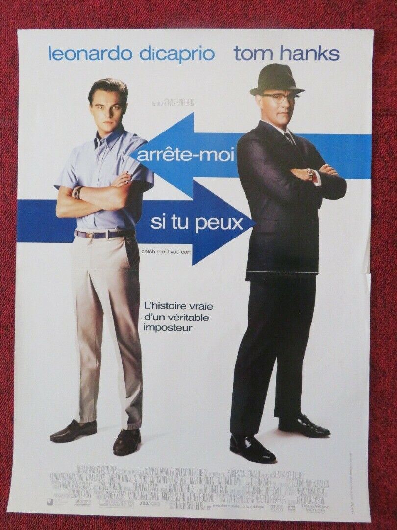 CATCH ME IF YOU CAN FRENCH (15"x 21") POSTER TOM HANKS LEONARDO DICAPRIO 2002