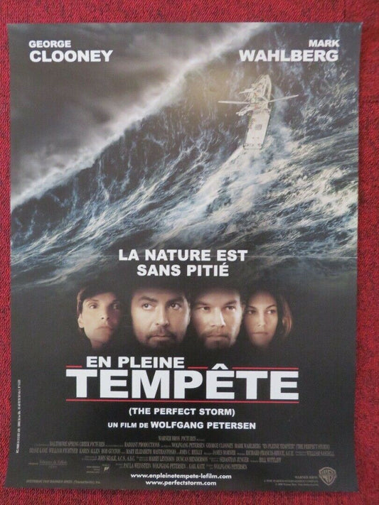 THE PERFECT STORM  FRENCH (15"x 21") POSTER GEORGE CLOONEY MARK WAHLBERG 2000