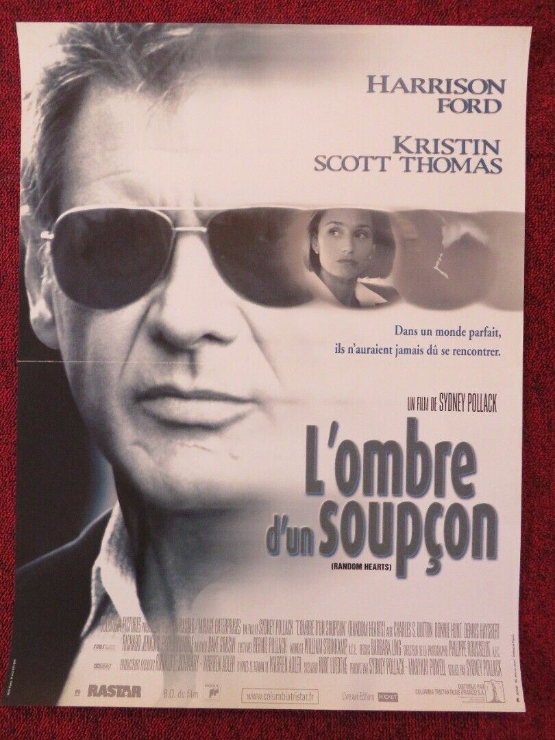 RANDOM HEARTS  FRENCH (15"x 21") POSTER HARRISON FORD KRISTIN SCOTT THOMAS 1999