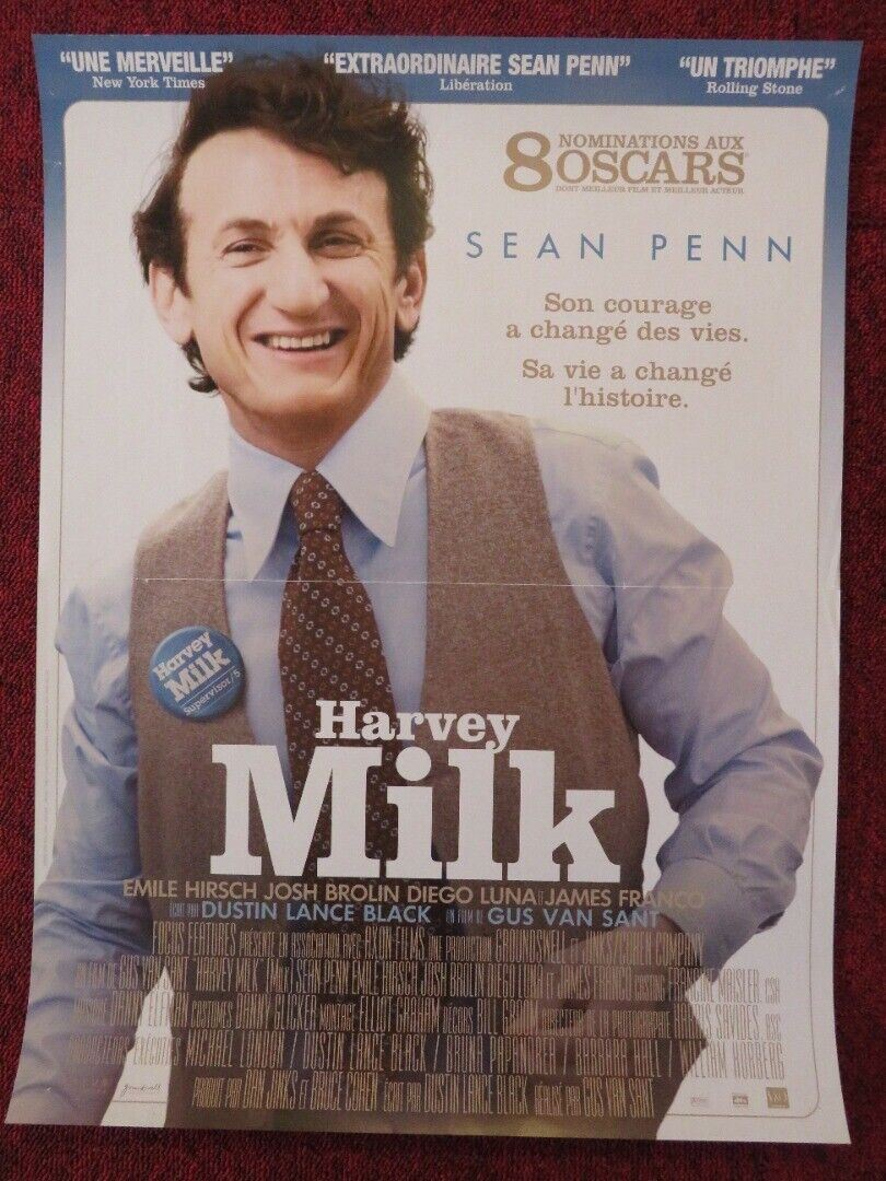 MILK  FRENCH (15"x 21") POSTER SEAN PENN JOSH BROLIN 2008