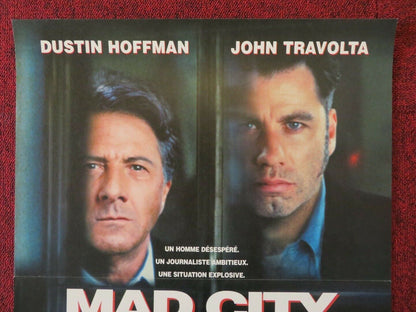 MAD CITY FRENCH (15"x 21") POSTER DUSTIN HOFFMAN JOHN TRAVOLTA 1997