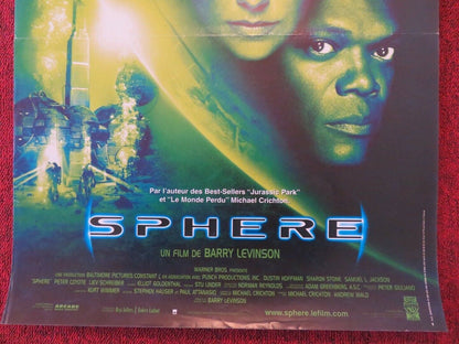 SPHERE FRENCH (15"x 21") POSTER DUSTIN HOFFMAN SHARON STONE 1998