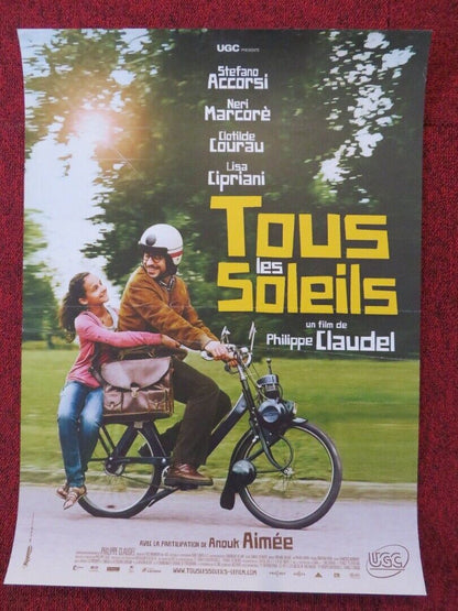 TOUS LES SOLEILS FRENCH (15"x 21") POSTER STEFANO ACCORSI NERI MARCORE 2011