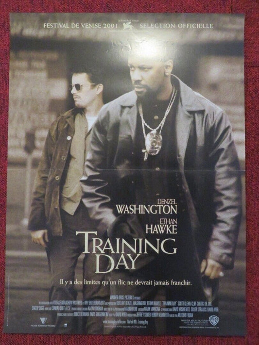 TRAINING DAY  FRENCH (15"x 21") POSTER DENZEL WASHINGTON ETHAN HAWKE 2001