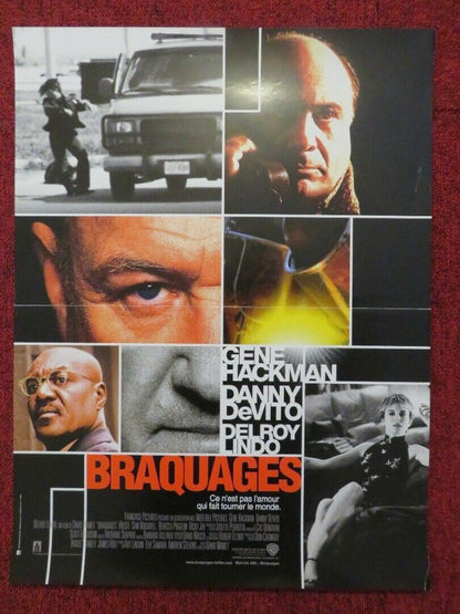 HEIST  FRENCH (15"x 21") POSTER GENE HACKMAN DANNY DEVITO 2001