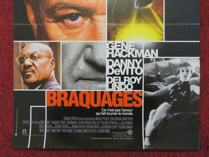 HEIST  FRENCH (15"x 21") POSTER GENE HACKMAN DANNY DEVITO 2001