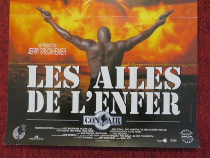 CON AIR  FRENCH (15"x 21") POSTER NICOLAS CAGE JOHN MALKOVICH 1997