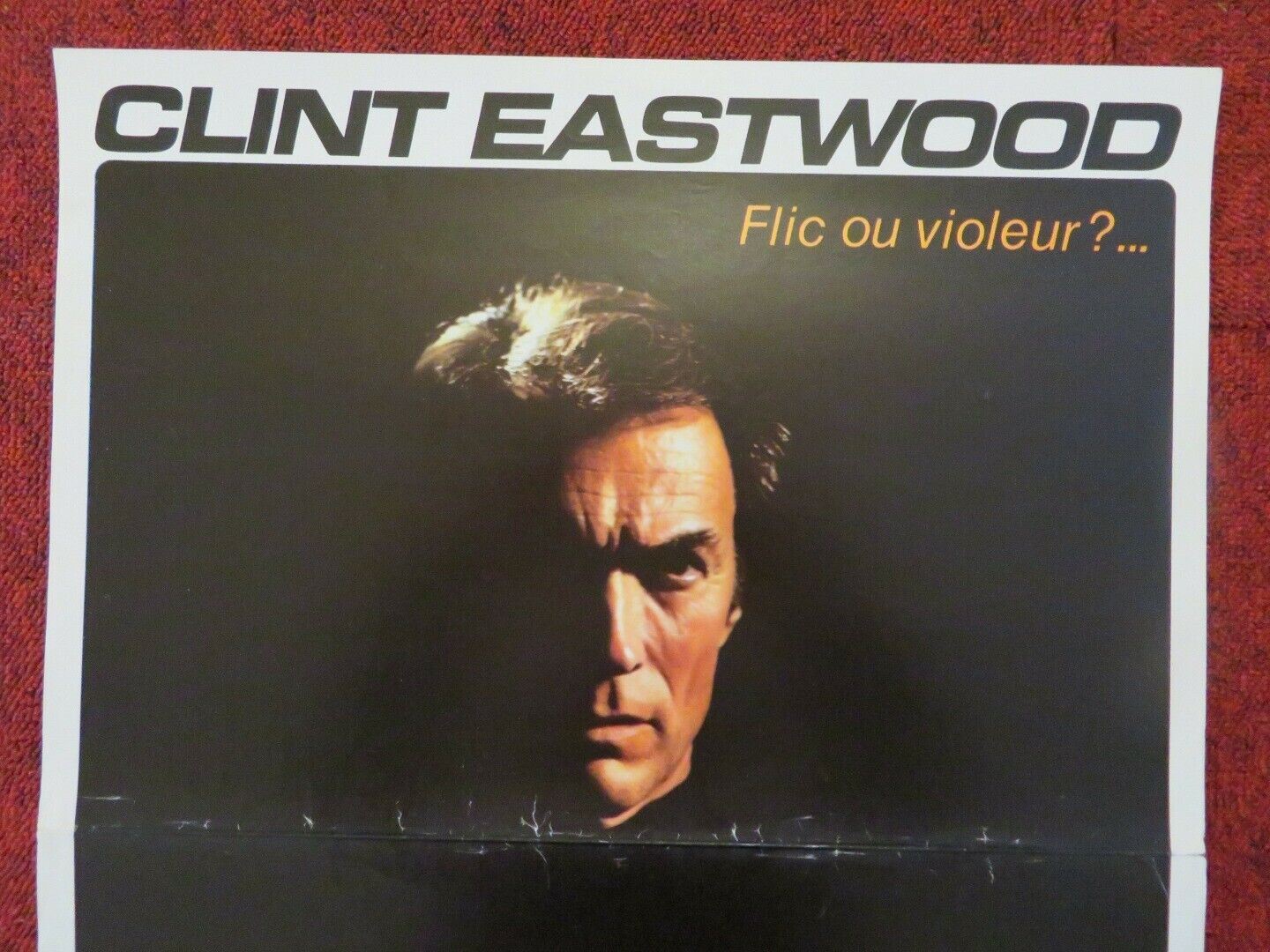 TIGHTROPE FRENCH (15"x 21") POSTER CLINT EASTWOOD GENEVIEVE BUJOLD 1984