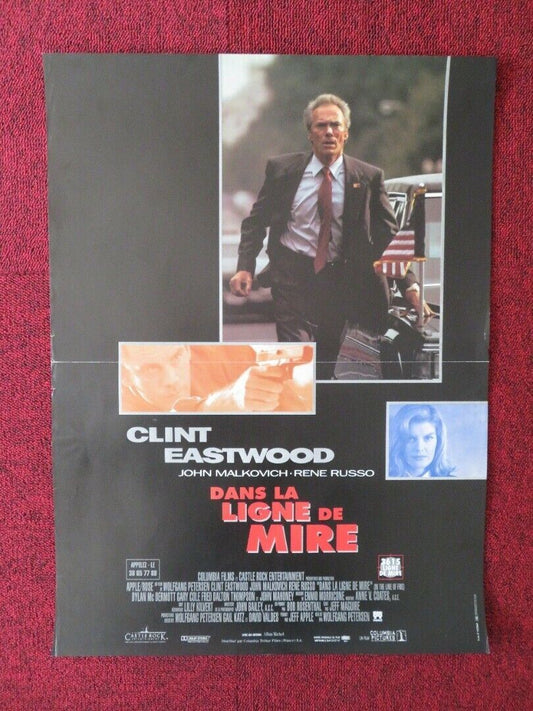 IN THE LINE OF FIRE FRENCH (15"x 21") POSTER CLINT EASTWOOD 1993